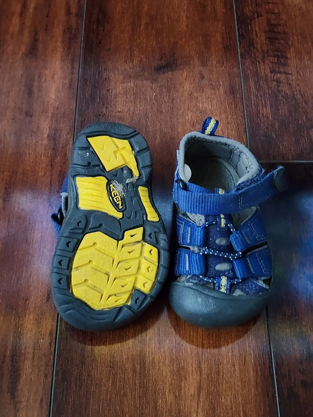 KEEN Newport H2 Toddler Sport Sandals Blue Waterproof Closed Toe Size US 4 EU 19